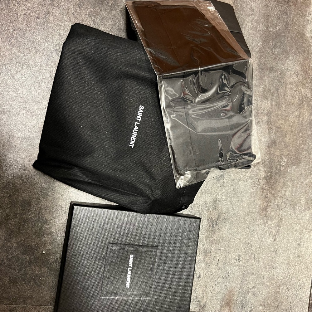 Saint Laurent silk face mask NEW